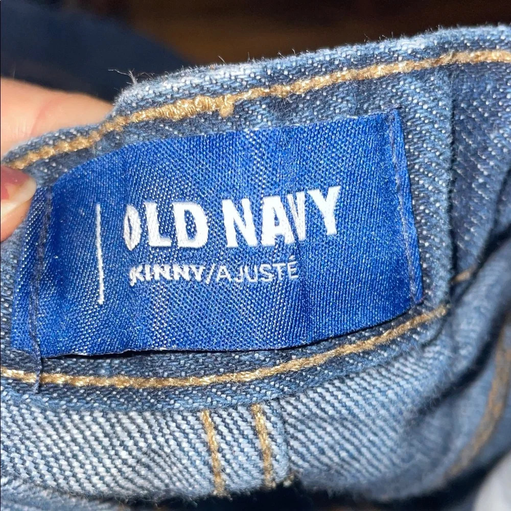 Old Navy Kids Blue Jeans, skinny adjustable, size 8